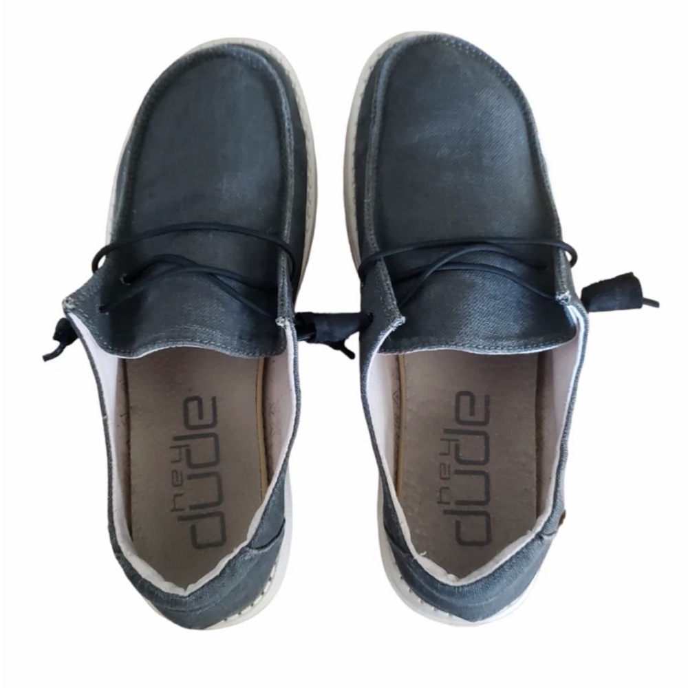 HEYDUDE Wendy Chambray Navy White (Women’s)